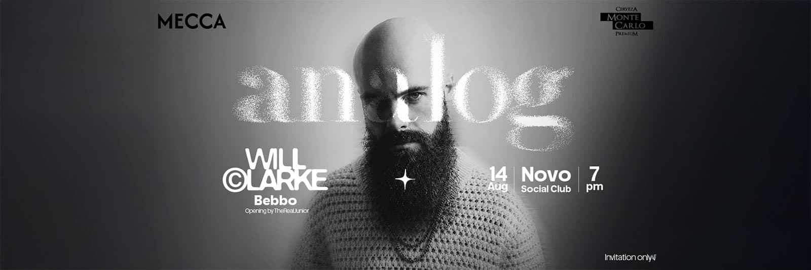 Analog presents Will Clarke