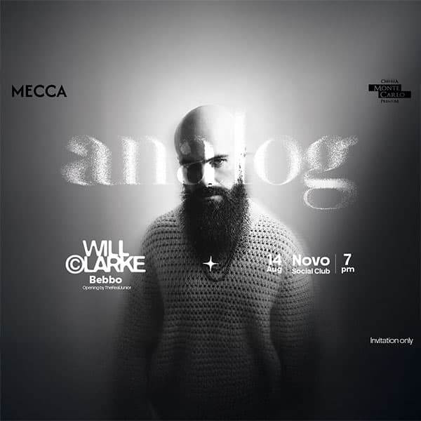 Analog presents Will Clarke